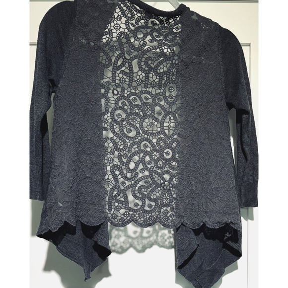 American Eagle Outfitters Open Cardigan Lace Sweater Size XS - Picture 6 of 8